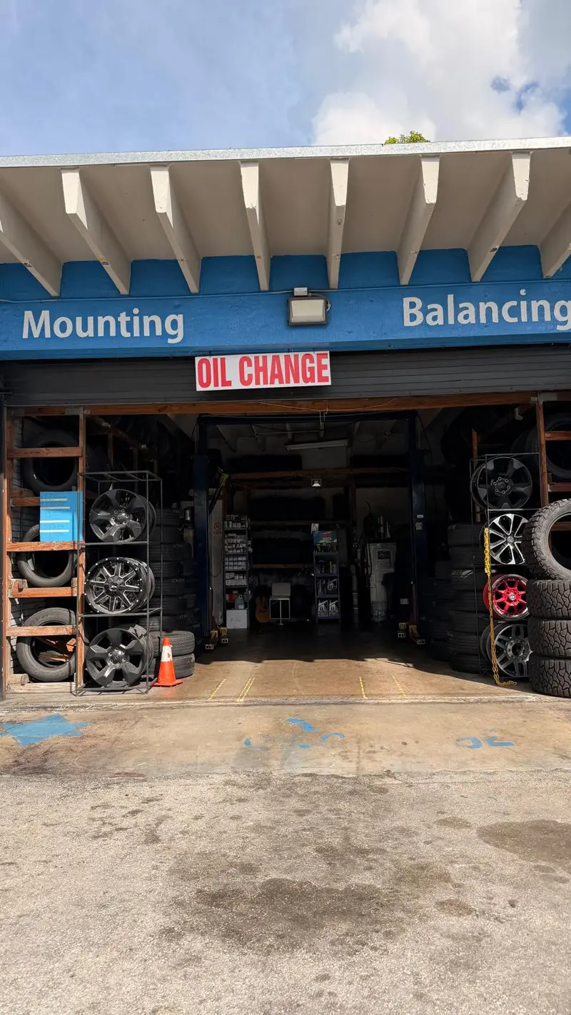 Service bay entrance at the Cutler Bay store